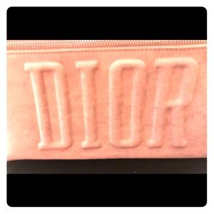 Dior makeup bag